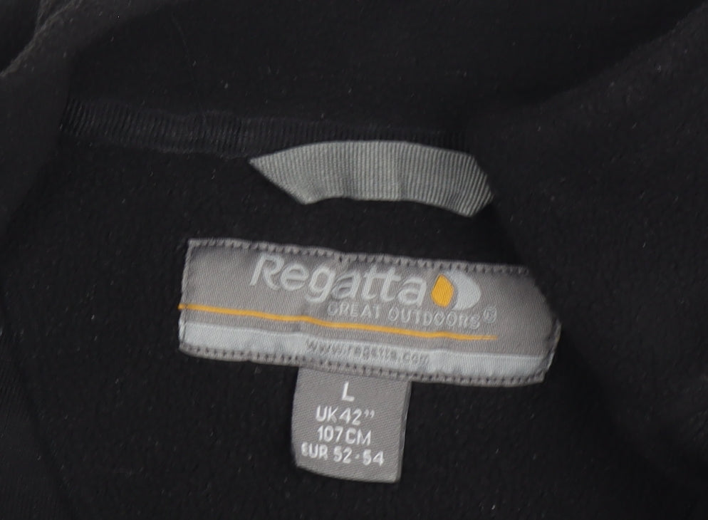 Regatta Men's Black Fleece Sweatshirt - Size L