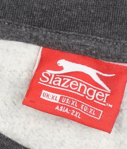 Slazenger Men's Grey XL Pullover Sweatshirt