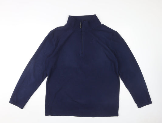 Peter Storm Men's Blue Fleece Pullover Sweatshirt M