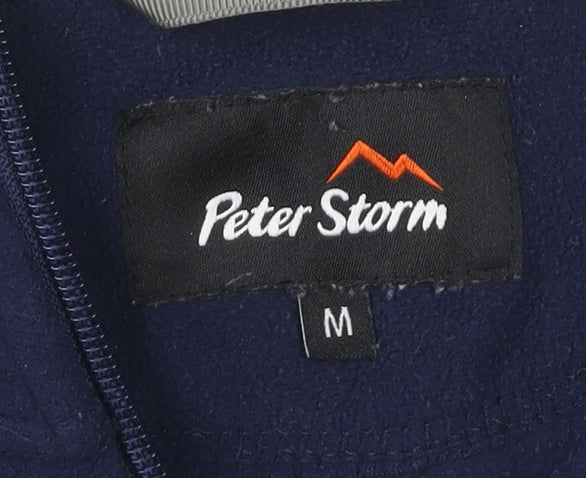 Peter Storm Men's Blue Fleece Pullover Sweatshirt M