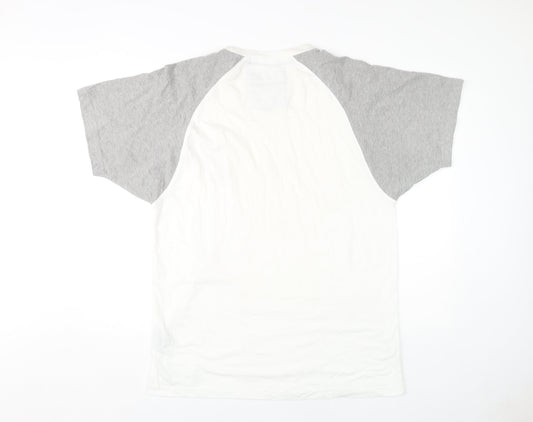 TOG TWENTY FOUR Men's XL White Grey T-Shirt