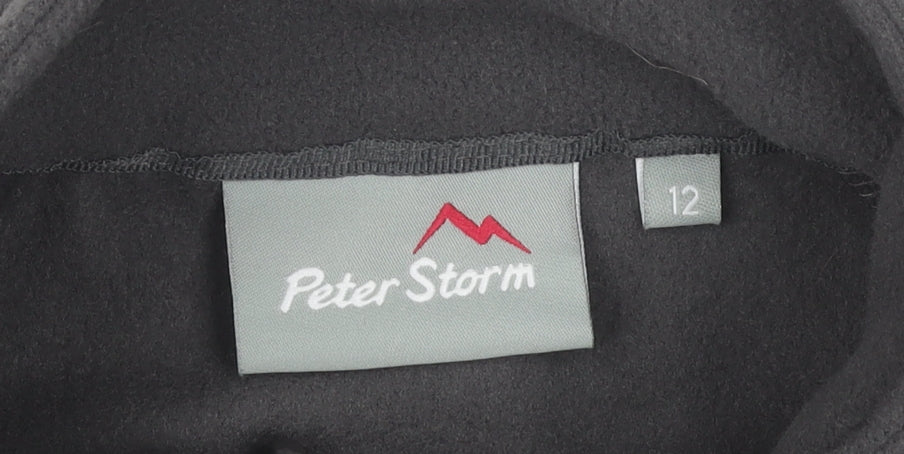 Peter Storm Women's Black Fleece Jacket Size 12