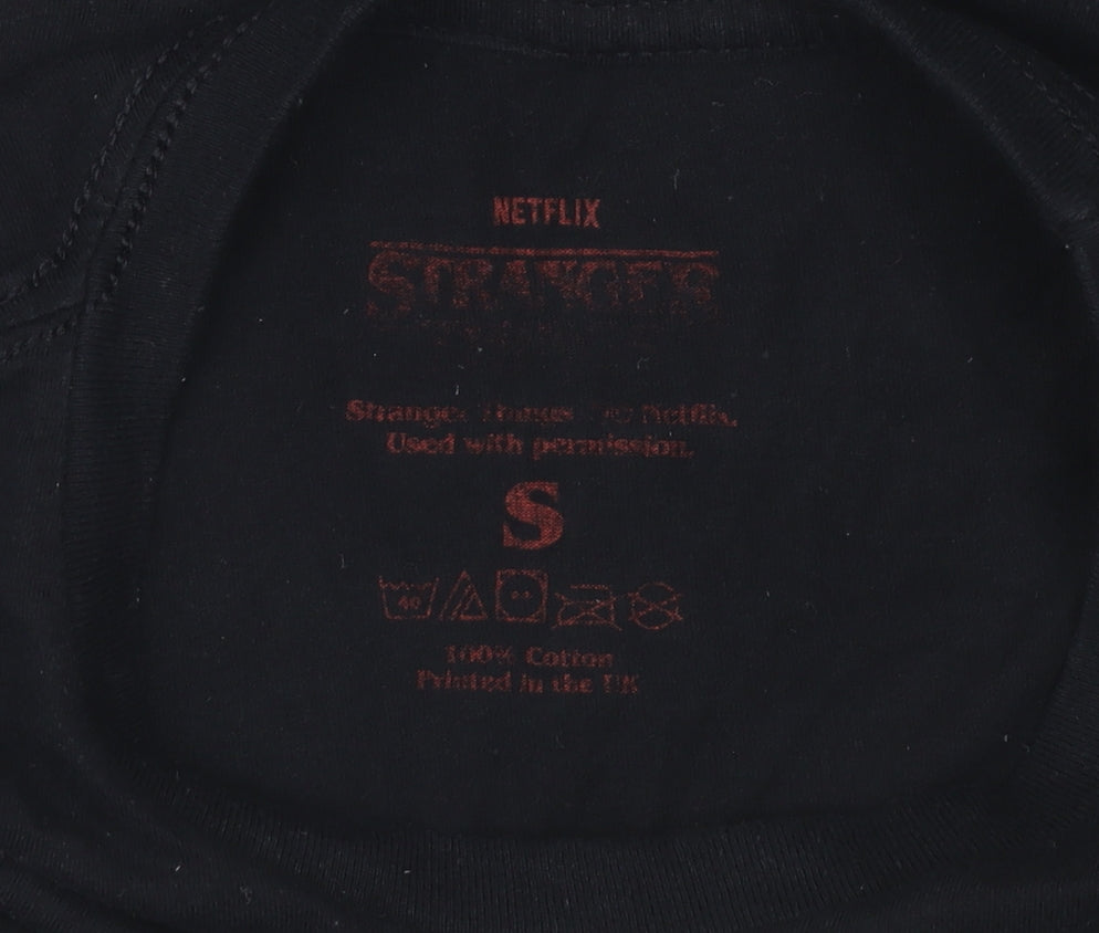 Netflix Unisex Adult Black S Vecna Graphic T-Shirt