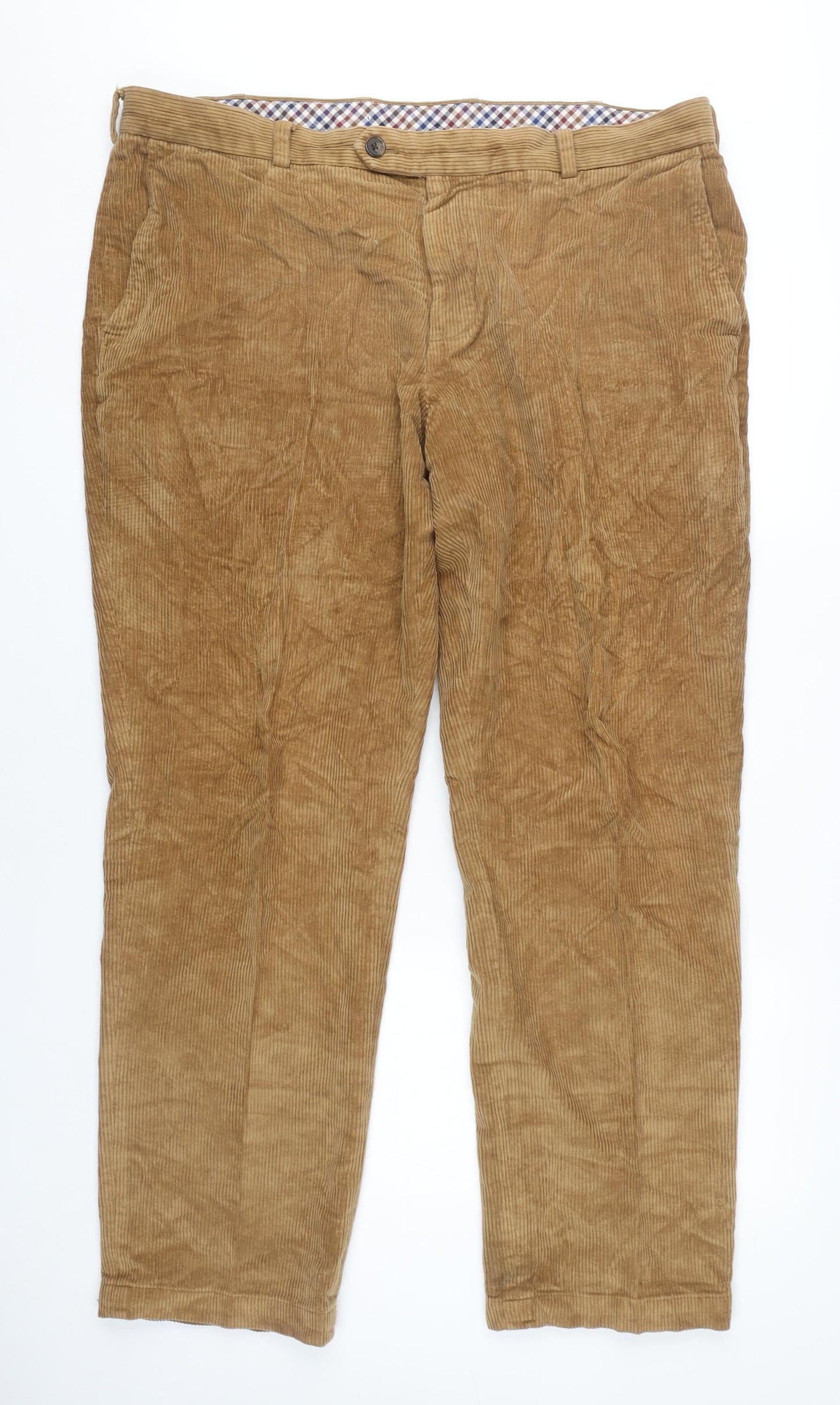 Brooks Brothers Men's Brown Corduroy Trousers, Size 40