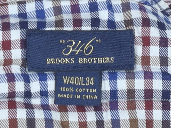 Brooks Brothers Men's Brown Corduroy Trousers, Size 40