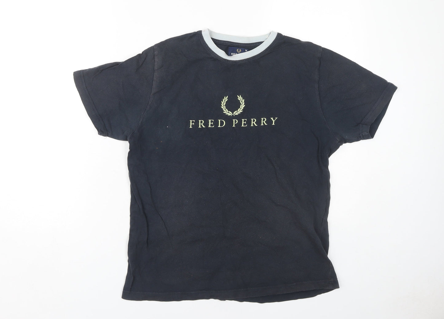 Fred Perry Men's Black Medium Logo T-Shirt