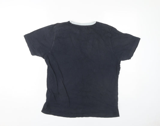 Fred Perry Men's Black Medium Logo T-Shirt