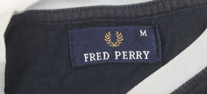 Fred Perry Men's Black Medium Logo T-Shirt
