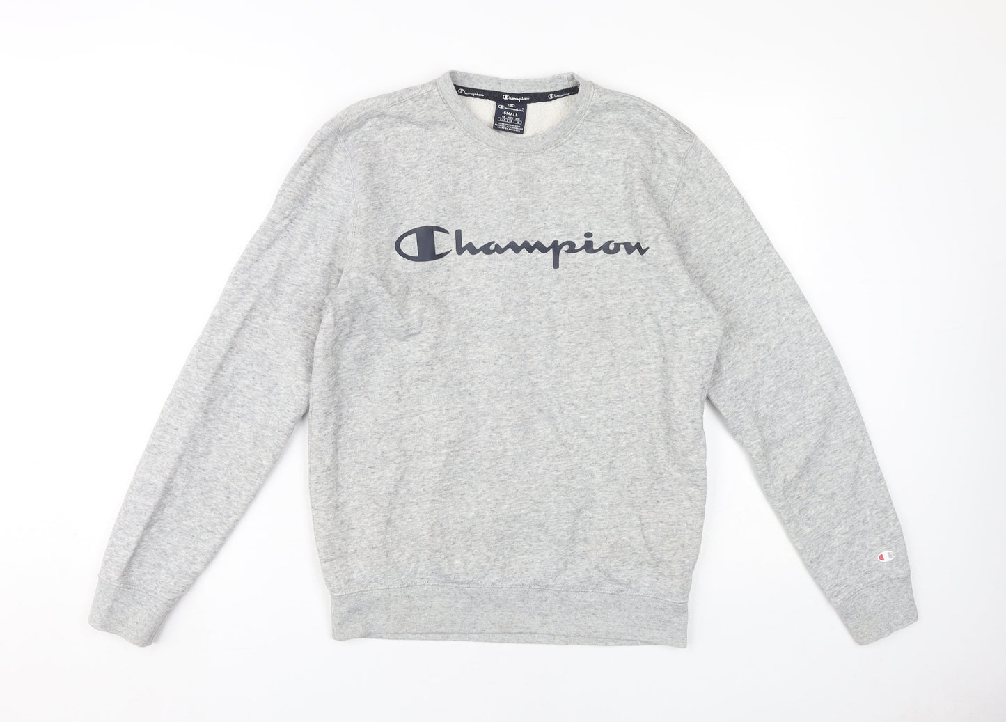 Champion Men's Grey Pullover Sweatshirt, Small