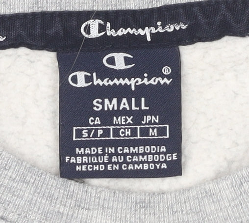 Champion Men's Grey Pullover Sweatshirt, Small