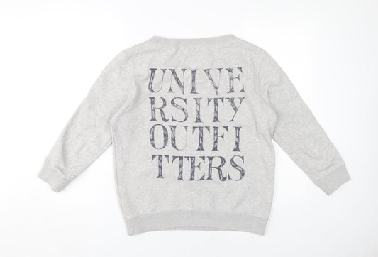 Jack Wills Women's Grey Pullover Sweatshirt, Size 10