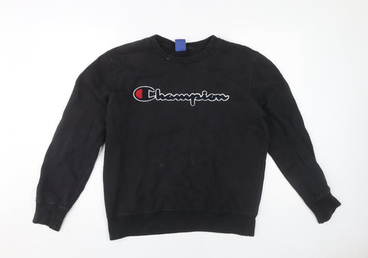 Champion Men's Black Pullover Sweatshirt M