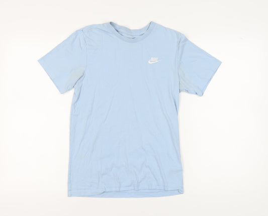 Nike Men's Blue XS T-Shirt, Short Sleeve, Logo Accent