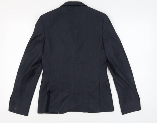 Topman Men's Blue Blazer 36 Business Formal