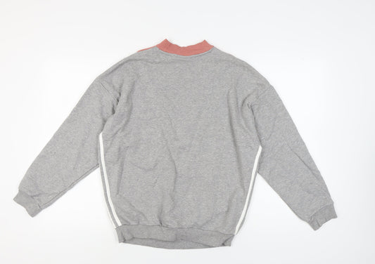 Adidas Women's Grey Pullover Sweatshirt Size 14