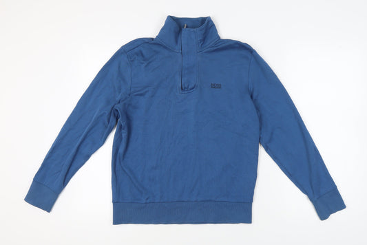 Hugo Boss Men's Blue Pullover Sweatshirt Size S