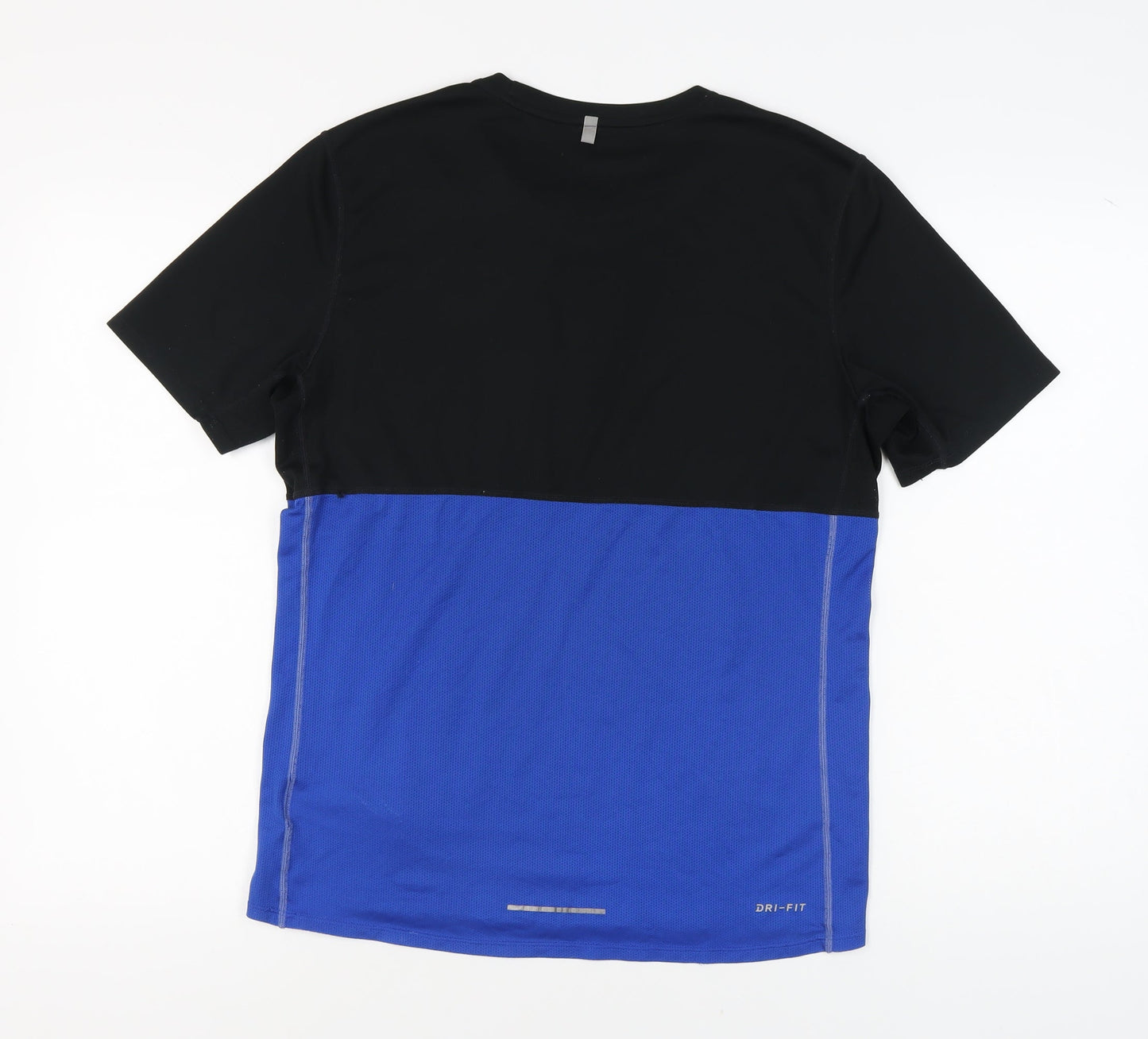 Nike Men's Black & Blue T-Shirt - Size M