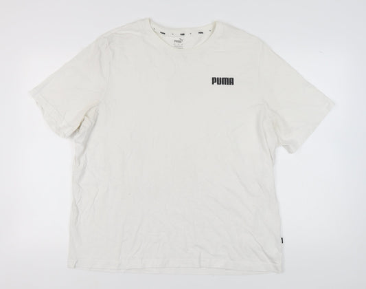 Puma Unisex White 2XL T-Shirt
