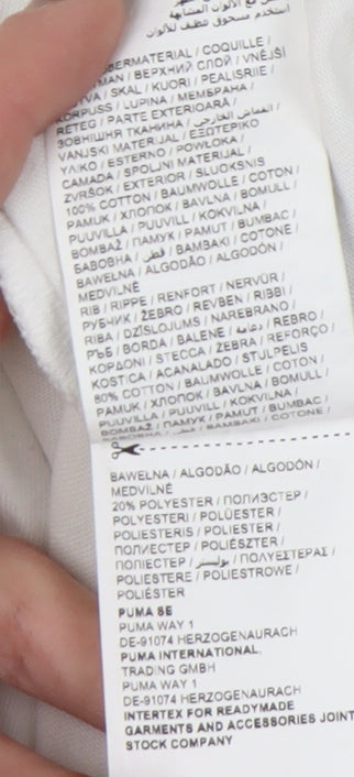 Puma Unisex White 2XL T-Shirt