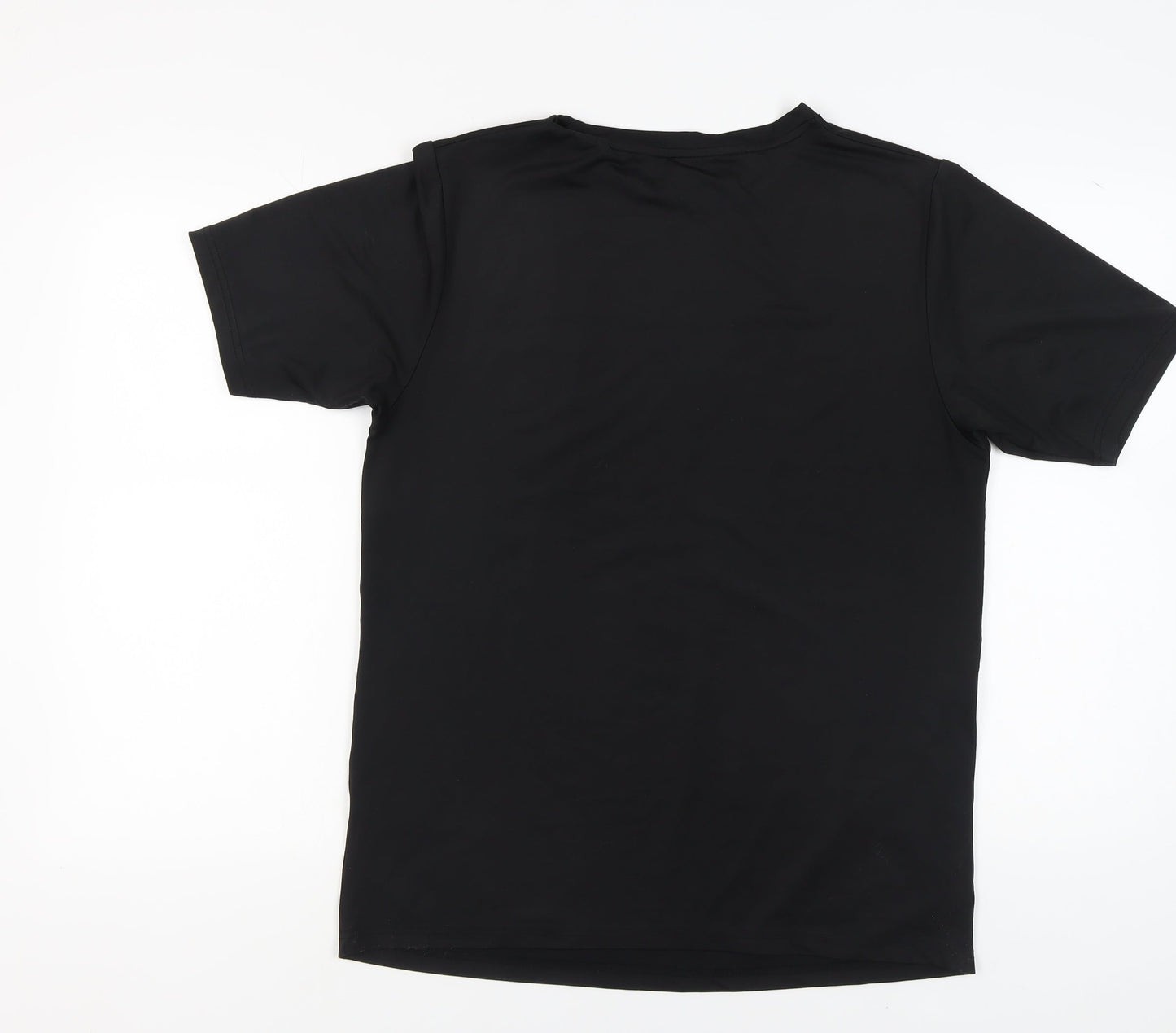 Admiral Men's Black Crew Neck T-Shirt Size L