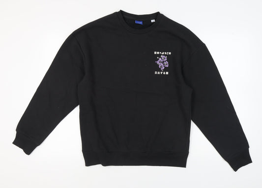 Jack & Jones Men's Black M Tattoo Sweatshirt