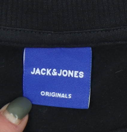 Jack & Jones Men's Black M Tattoo Sweatshirt