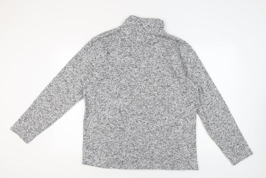 Atlas for Men Grey 1/4 Zip Sweatshirt - L