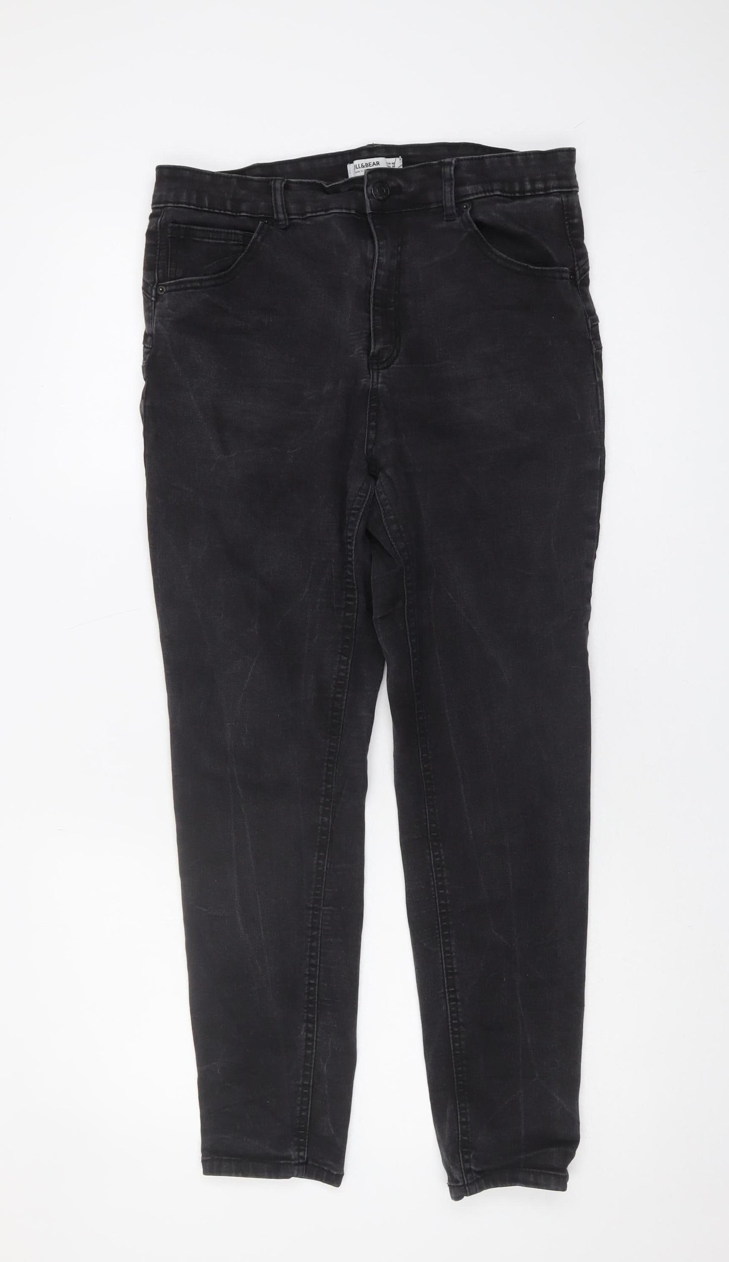 Pull&Bear Women's Black Jeans Size 18 Regular Fit