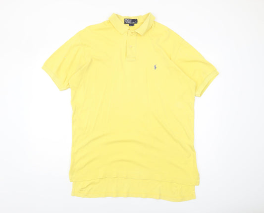 Ralph Lauren Men's Yellow Polo Shirt L