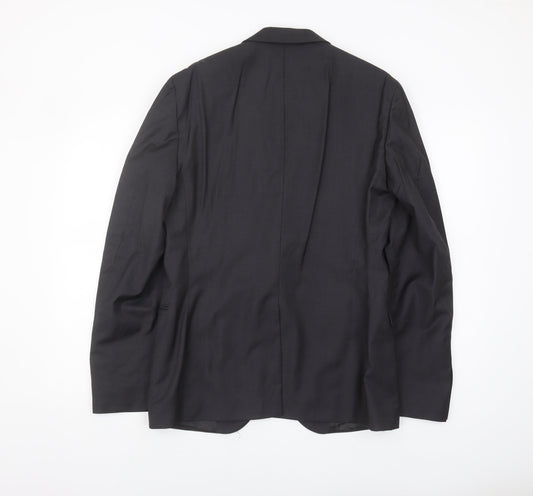 Calvin Klein Men's Black Wool Blazer Size UK 40