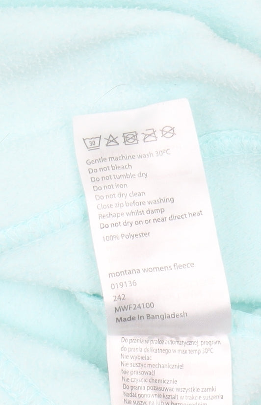 Mountain Warehouse Women’s Blue Fleece Sweatshirt Size 16