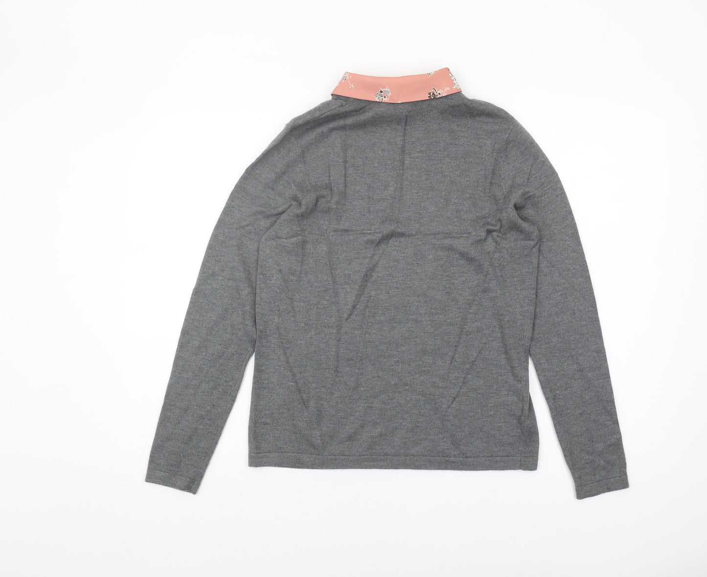 Laura Ashley Grey Women's Long Sleeve Knit Jumper