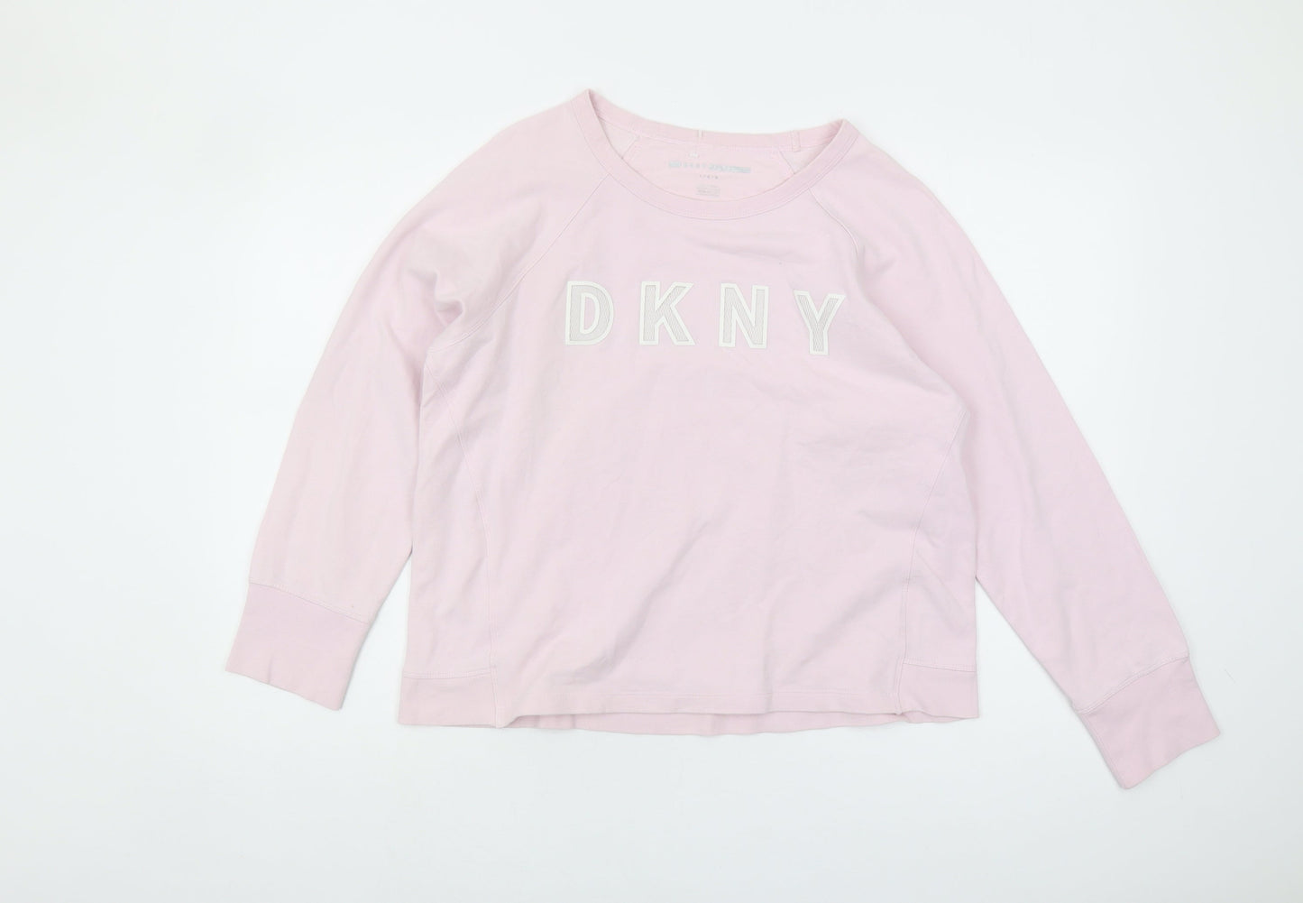 DKNY Women’s Pink Pullover Sweatshirt L