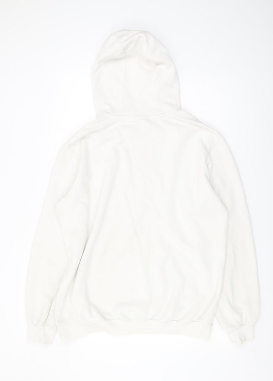 Adidas Men's White Pullover Hoodie L