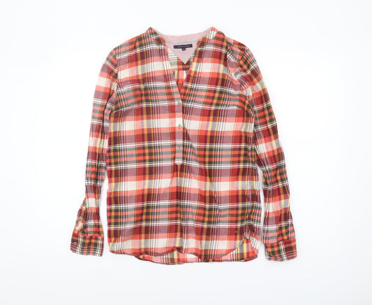 Tommy Hilfiger Women's Multicoloured Plaid Blouse XS