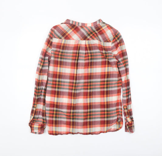 Tommy Hilfiger Women's Multicoloured Plaid Blouse XS