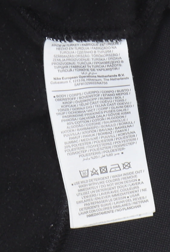 Nike Men's Black Crew Neck Sweatshirt S
