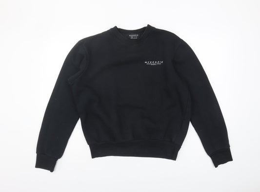 McKenzie Men's Black M Pullover Sweatshirt