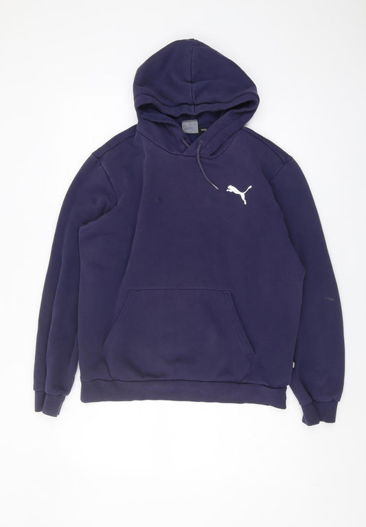 Puma Men’s Blue Pullover Hoodie Size M
