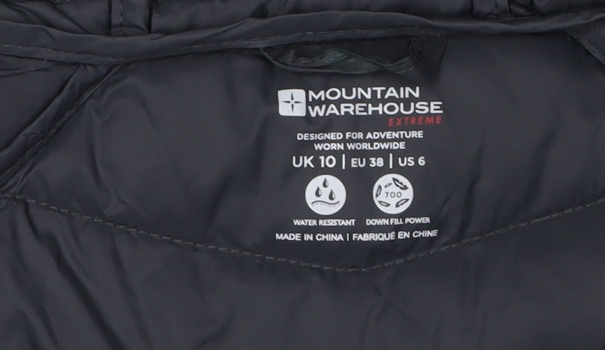 Mountain Warehouse Women's Black Puffer Jacket Size 10