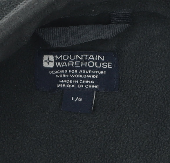 Mountain Warehouse Men's Black Fleece Jacket L