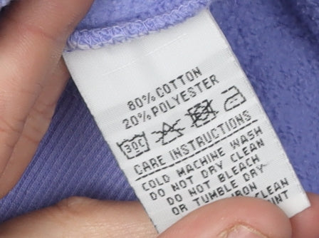 Billabong Women's Purple Pullover Hoodie Size 10 Casual