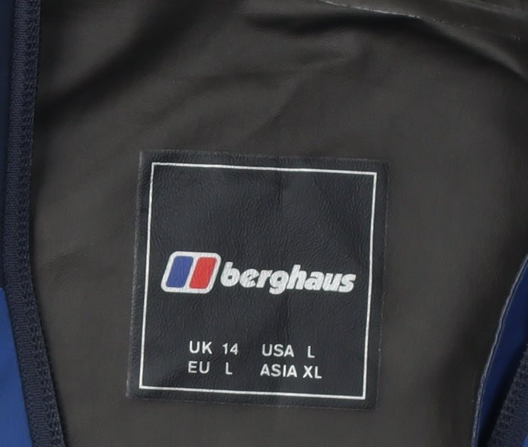 Berghaus Women's Blue Waterproof Jacket Size 14