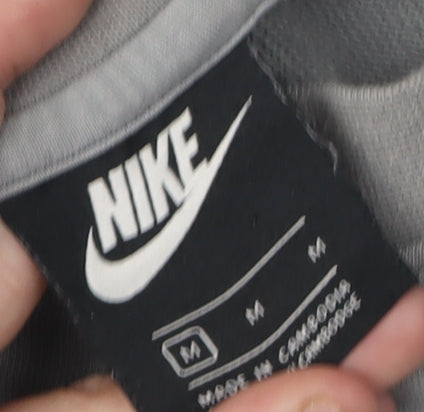 Nike Men's Grey Logo Sweatshirt M
