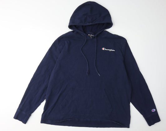 Mens UK XL Regular Champion Blue Pullover Hoodie