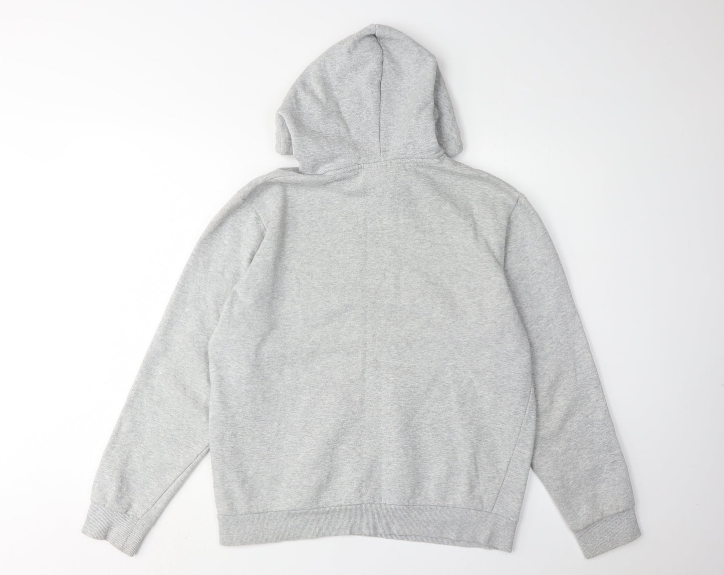 FILA Men's Grey Hoodie S Pullover Logo Style