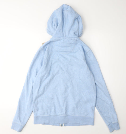 FatFace Women's Blue Full Zip Hoodie Size 8