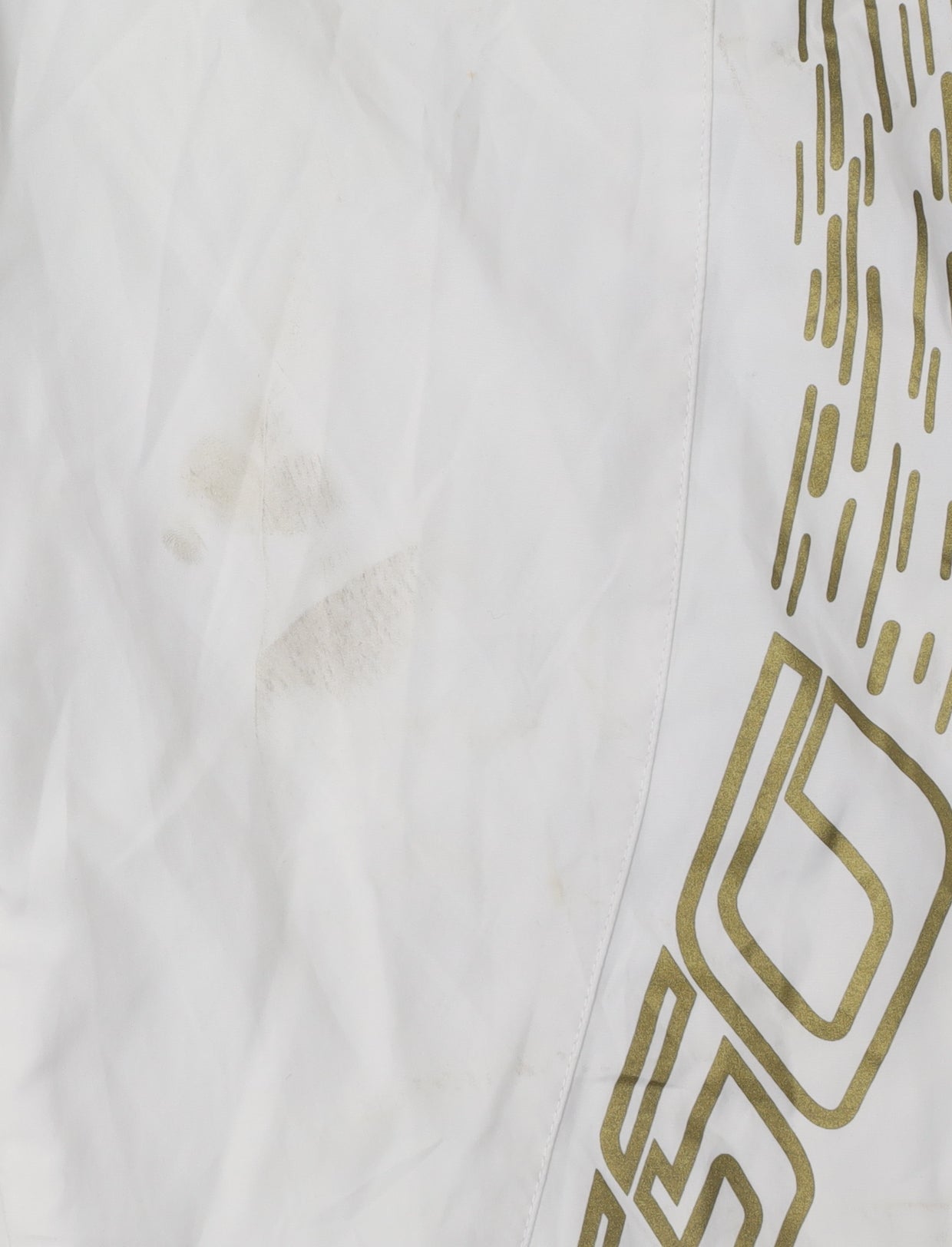 Adidas Boys White Jogger Trousers M with Side Stripe