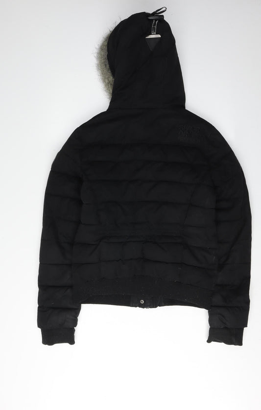 Superdry Women's Black Toggle Puffer Jacket M