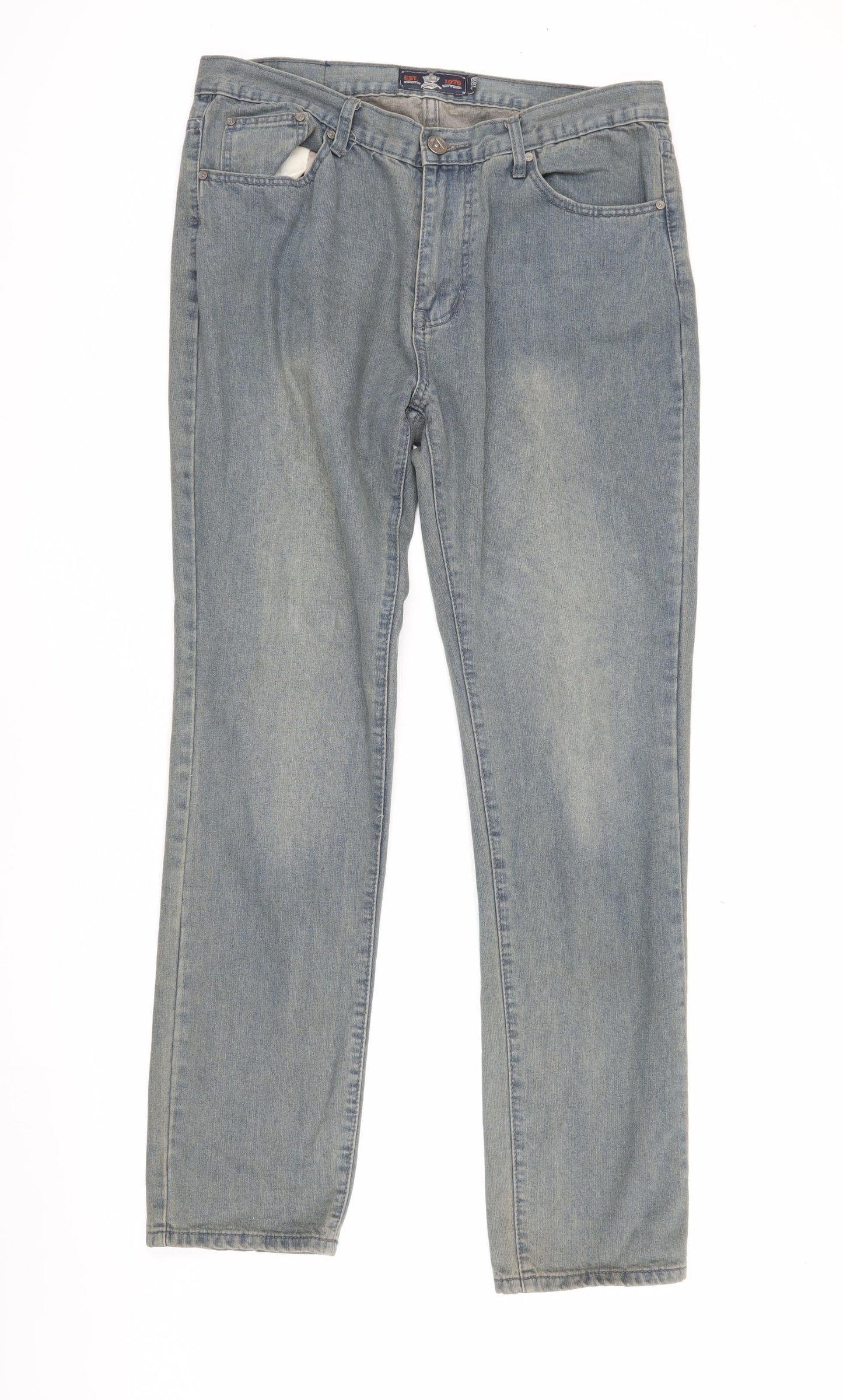 Soulstar Men's Blue Straight Jeans 36R